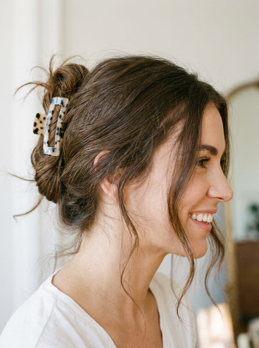 Moderner Everyday Claw Clip Look - Claw Clip Frisur